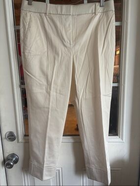 Chico's Cream Tailored Ankle Pants